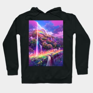 Rainbow Niagara Waterfalls Hoodie